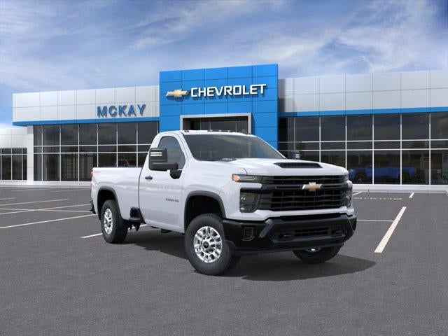 2026 Chevrolet Silverado 2500 HD WT in Summit White — front three-quarter view