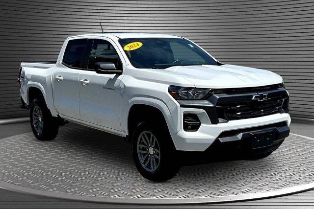 2024 Chevrolet Colorado LT in Summit White — front three-quarter view