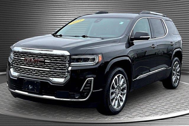 2021 GMC Acadia — rear three-quarter view
