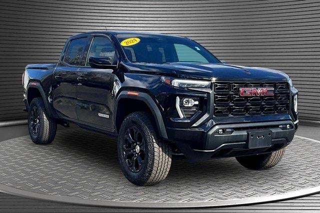 2024 GMC Canyon Elevation in Onyx Black — front three-quarter view