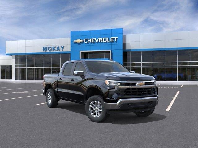 2026 Chevrolet Silverado 1500 LT in Black — front three-quarter view