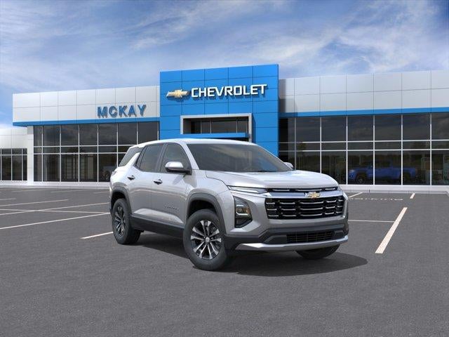 2027 Chevrolet Equinox AWD LT in Sterling Gray Metallic — front three-quarter view
