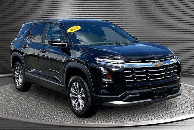 2025 Chevrolet Equinox LT in Mosaic Black Metallic — front three-quarter view