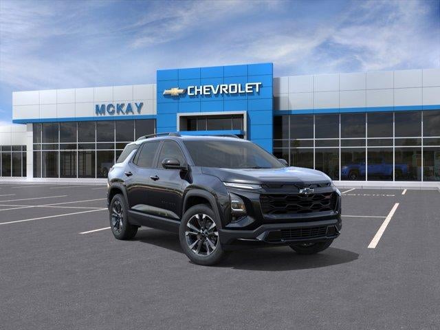 2026 Chevrolet Equinox RS in Mosaic Black Metallic — front three-quarter view