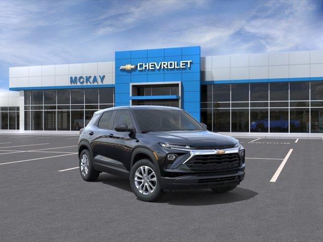 2026 Chevrolet Trailblazer LS in Mosaic Black Metallic — front three-quarter view