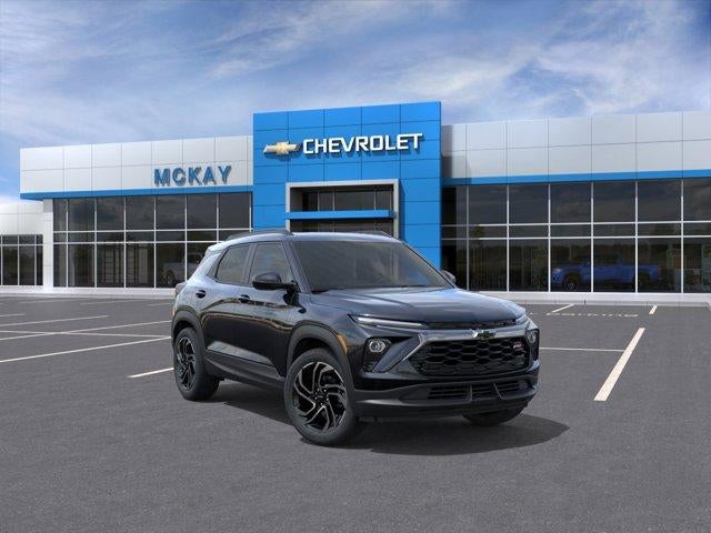2026 Chevrolet Trailblazer RS in Mosaic Black Metallic — front three-quarter view